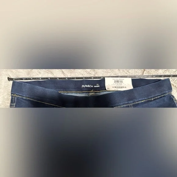 Style & Co. Dark Blue Jeans Jeggings XXL - Picture 4 of 13